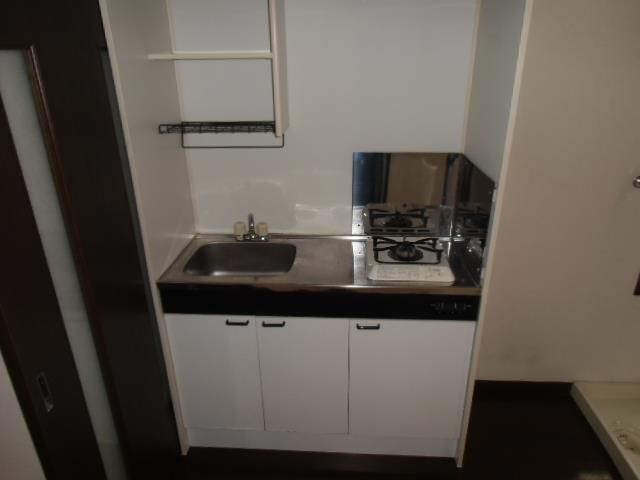 キッチン　1口ガスコンロ付