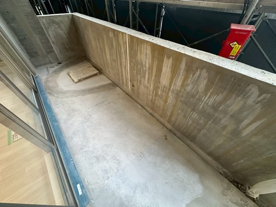 バルコニー　※別号室の写真です。