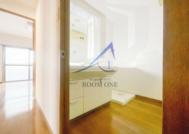 洗面設備　洗面台です。