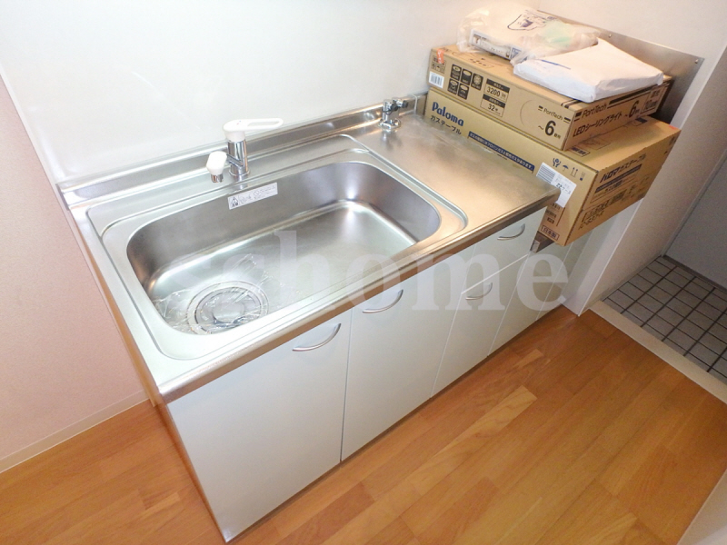 キッチン　使い勝手のいいガスキッチンです