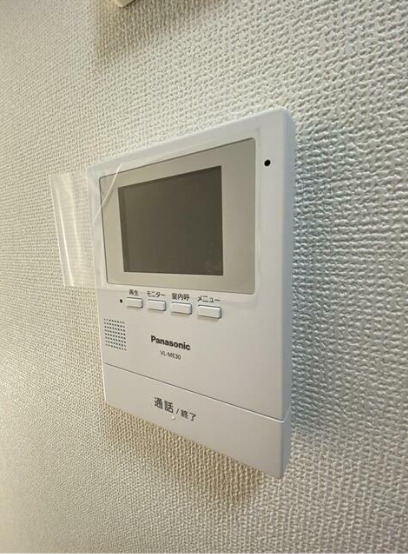 セキュリティ　モニター付インターホンで安心です