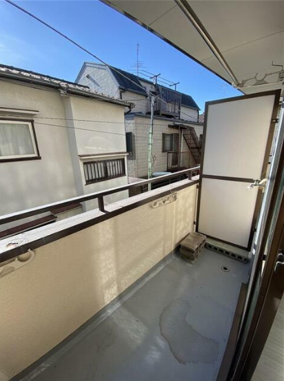 バルコニー　広々としたバルコニーです