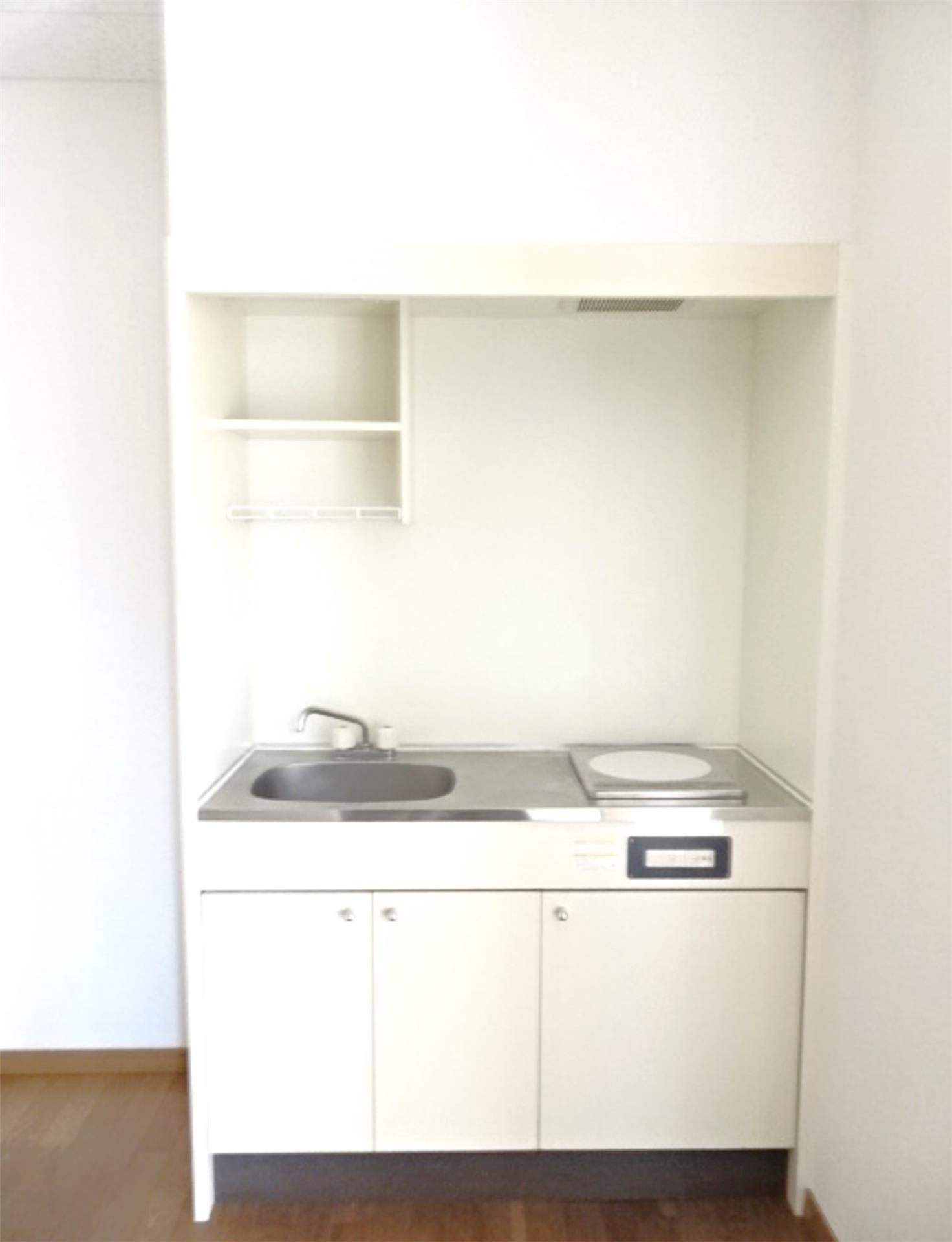 キッチン　1口IHコンロ付きミニキッチン