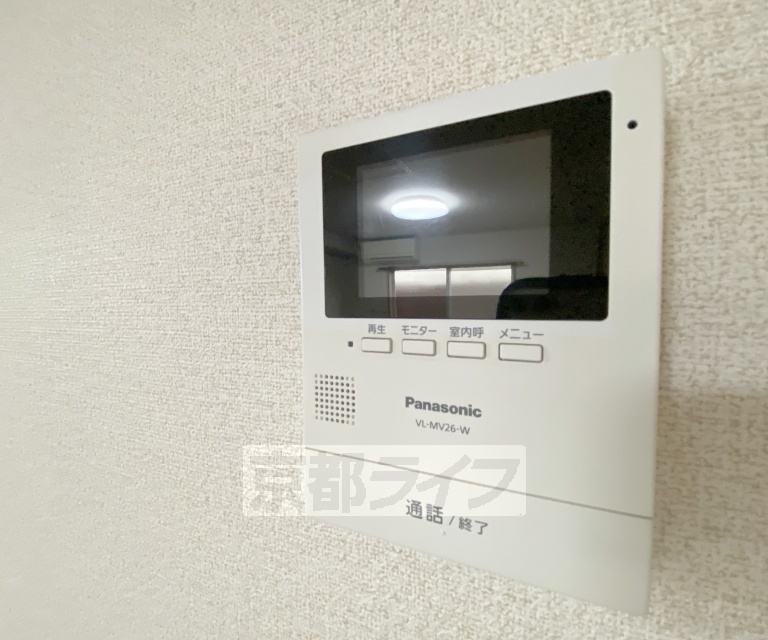 セキュリティ　モニターで来客確認できるので安心です。
