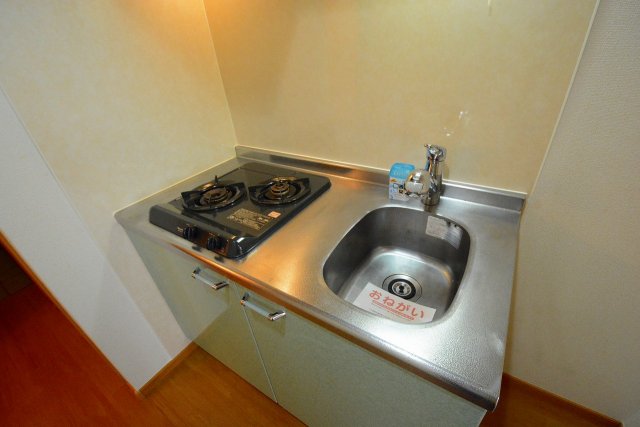 キッチン　２口ガスコンロキッチンです♪