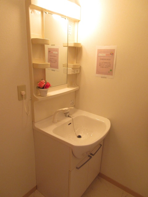 洗面設備　備品は付きません。