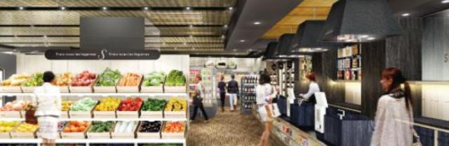 スーパー　信濃屋喜多見駅前店（スーパー）まで842m