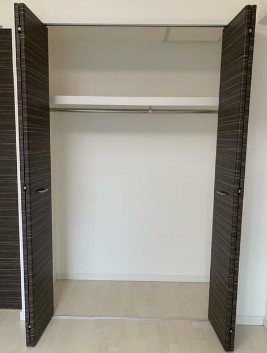 収納　クローゼット完備。