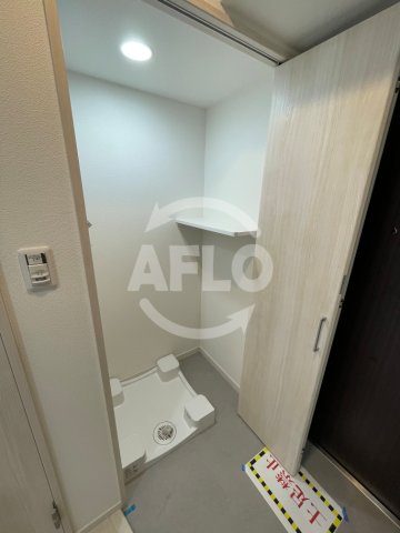 収納　スプランディッド阿倍野　室内洗濯機置き場
