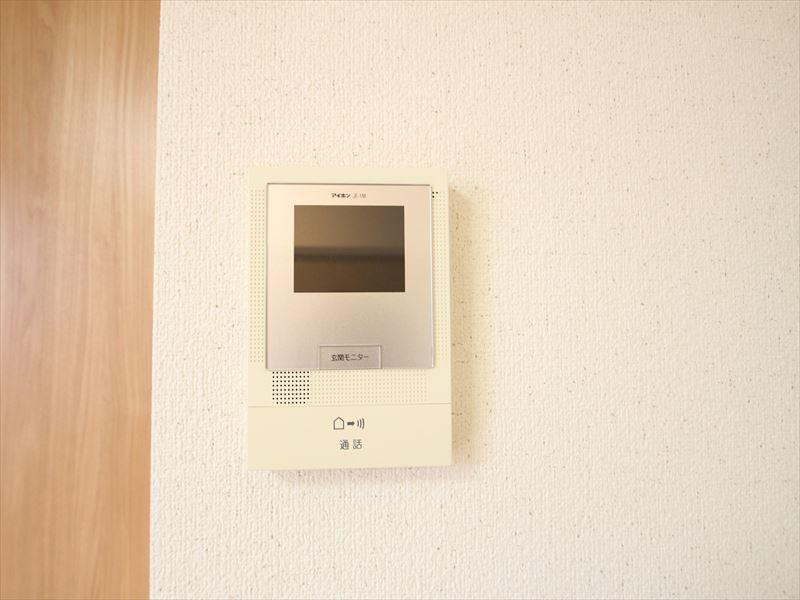 セキュリティ　訪問者の確認ができます！