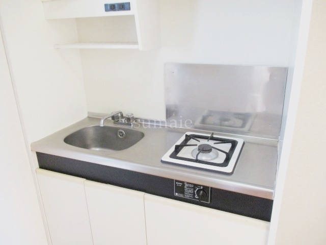 キッチン　1口ガスコンロのキッチンです☆