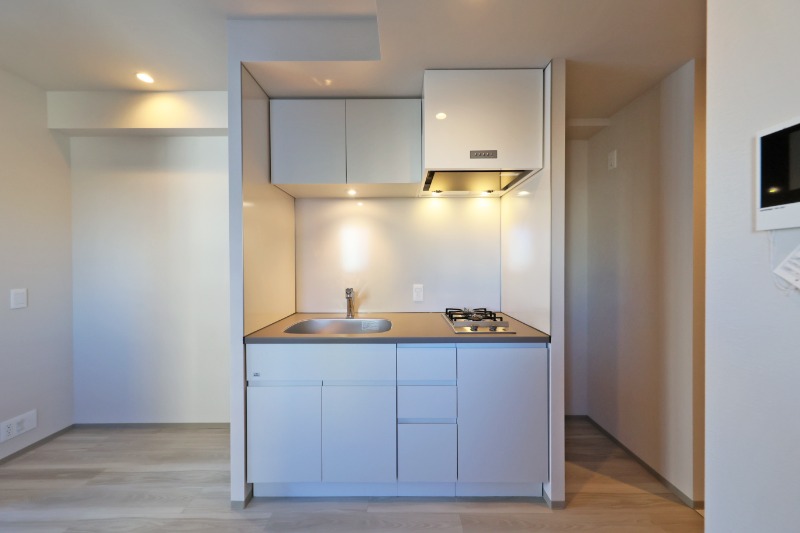 キッチン　２口ガスコンロシステムキッチン※同タイプ参考写真