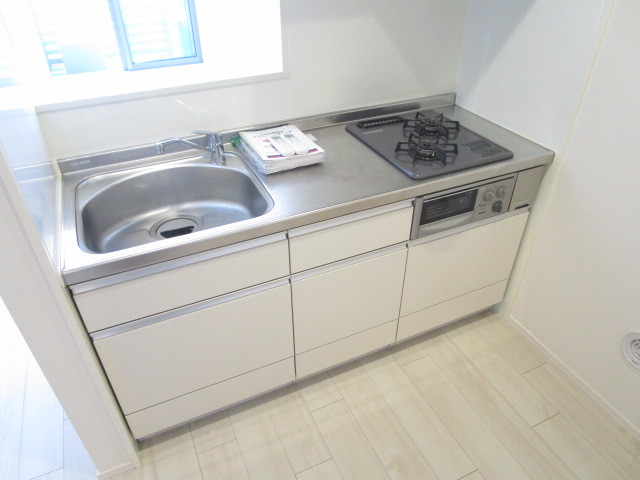 キッチン　★グリル付きガス２口システムキッチン★