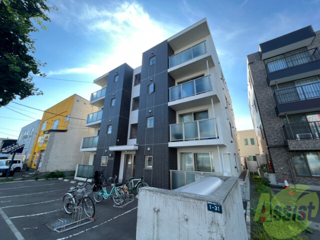 建物外観　札幌市北区新琴似四条「Ａｌ　ｓｏｌｅ」