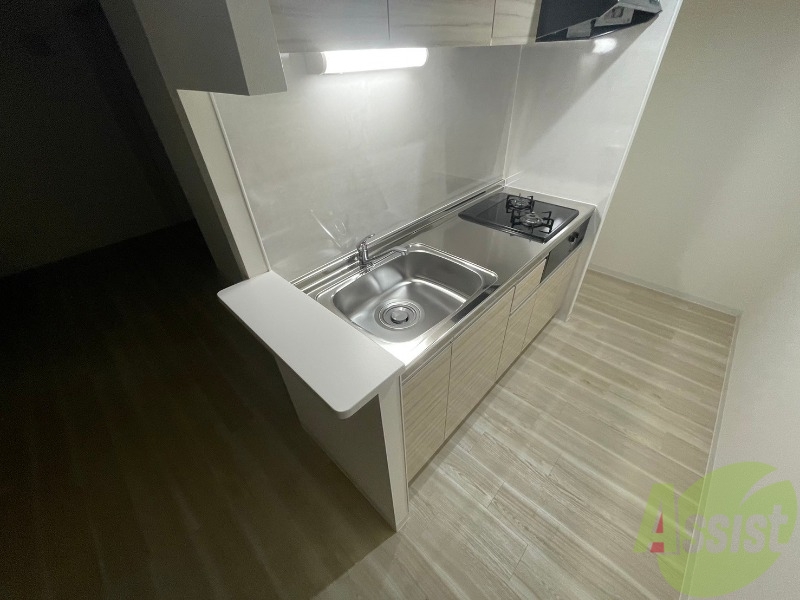 キッチン　システムキッチンなので、すぐお料理に使えます！