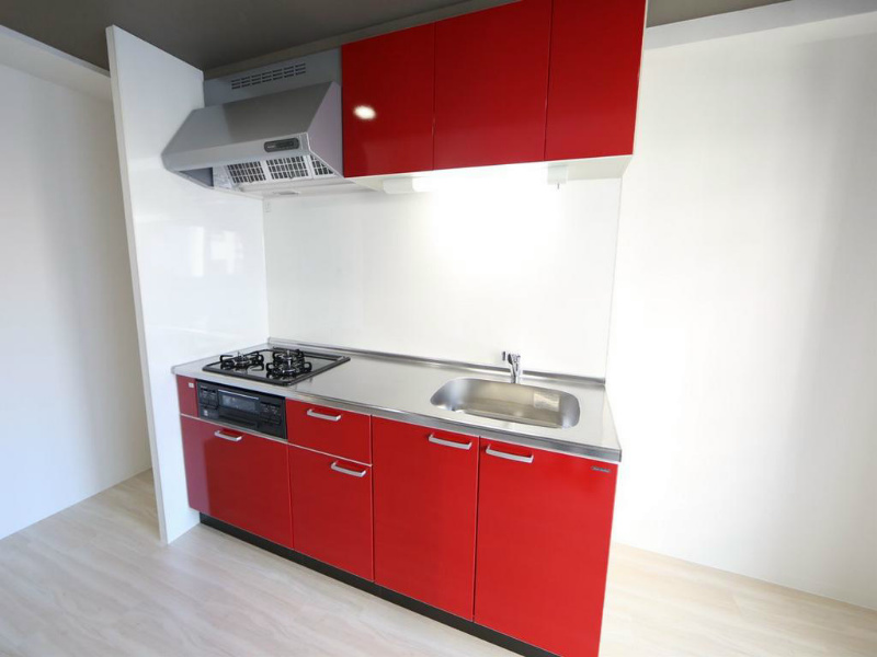 キッチン　システムキッチン（ガス3口コンロ・グリル）