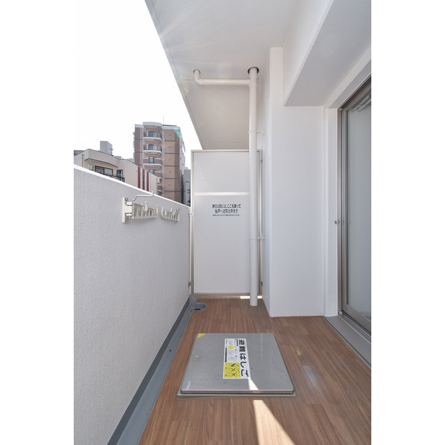 バルコニー　落ち着いた時間を過ごせるバルコニーです