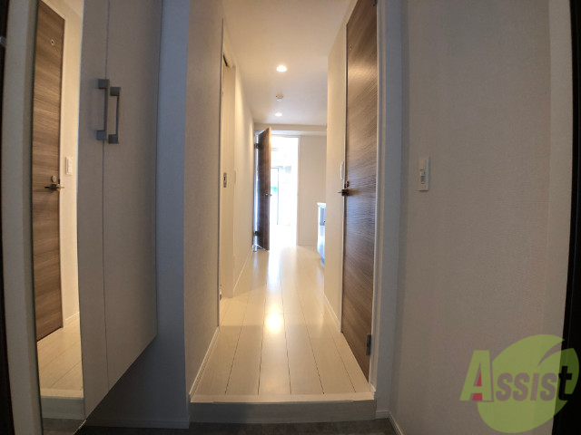 玄関　玄関から撮影しました。明るい印象ですね。