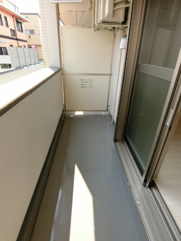 バルコニー　図面と現状が相違がある場合には現状を優先