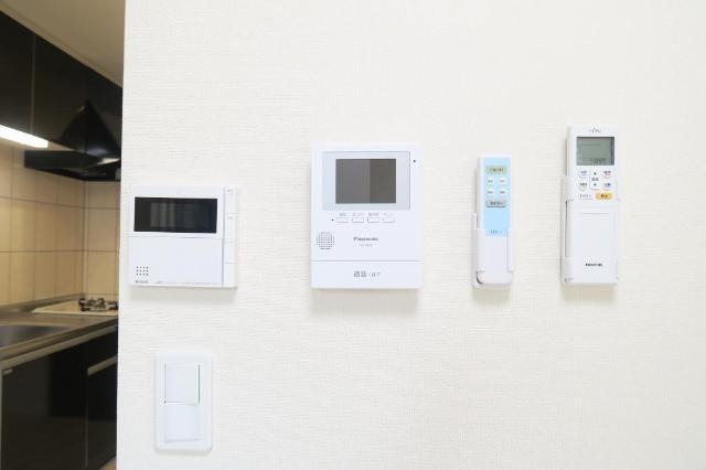 セキュリティ　モニター付で安心ですね。