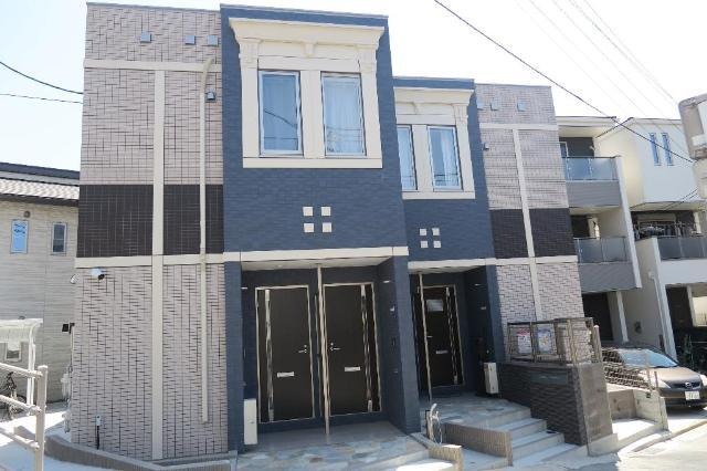 建物外観　都市ガス仕様の1LDK物件です！