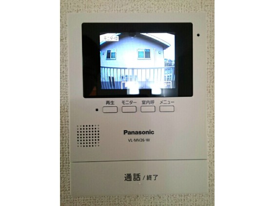 セキュリティ　モニター付きインターホン