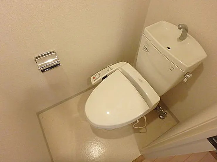 トイレ　ゆったりとした空間のトイレです