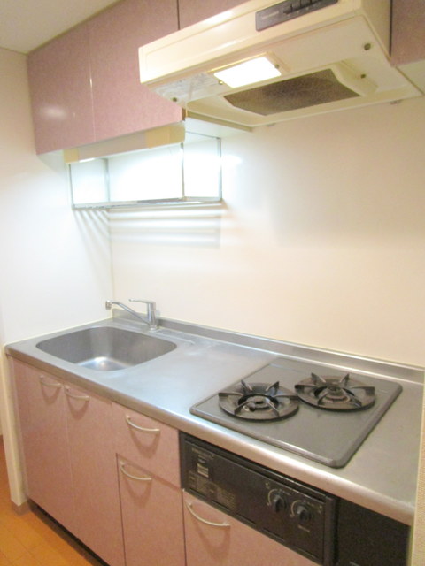 キッチン　☆ガスコンロ2口・グリル付き☆