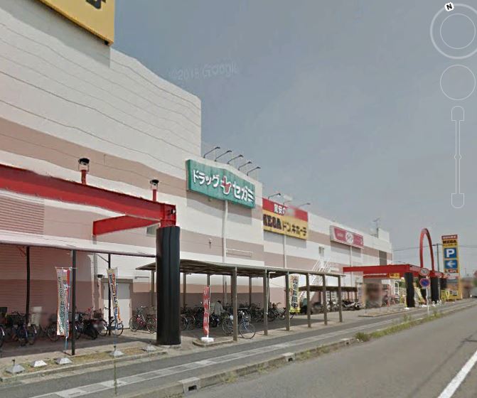 ドラックストア　ドラッグセガミ蓮田店（ドラッグストア）まで877m