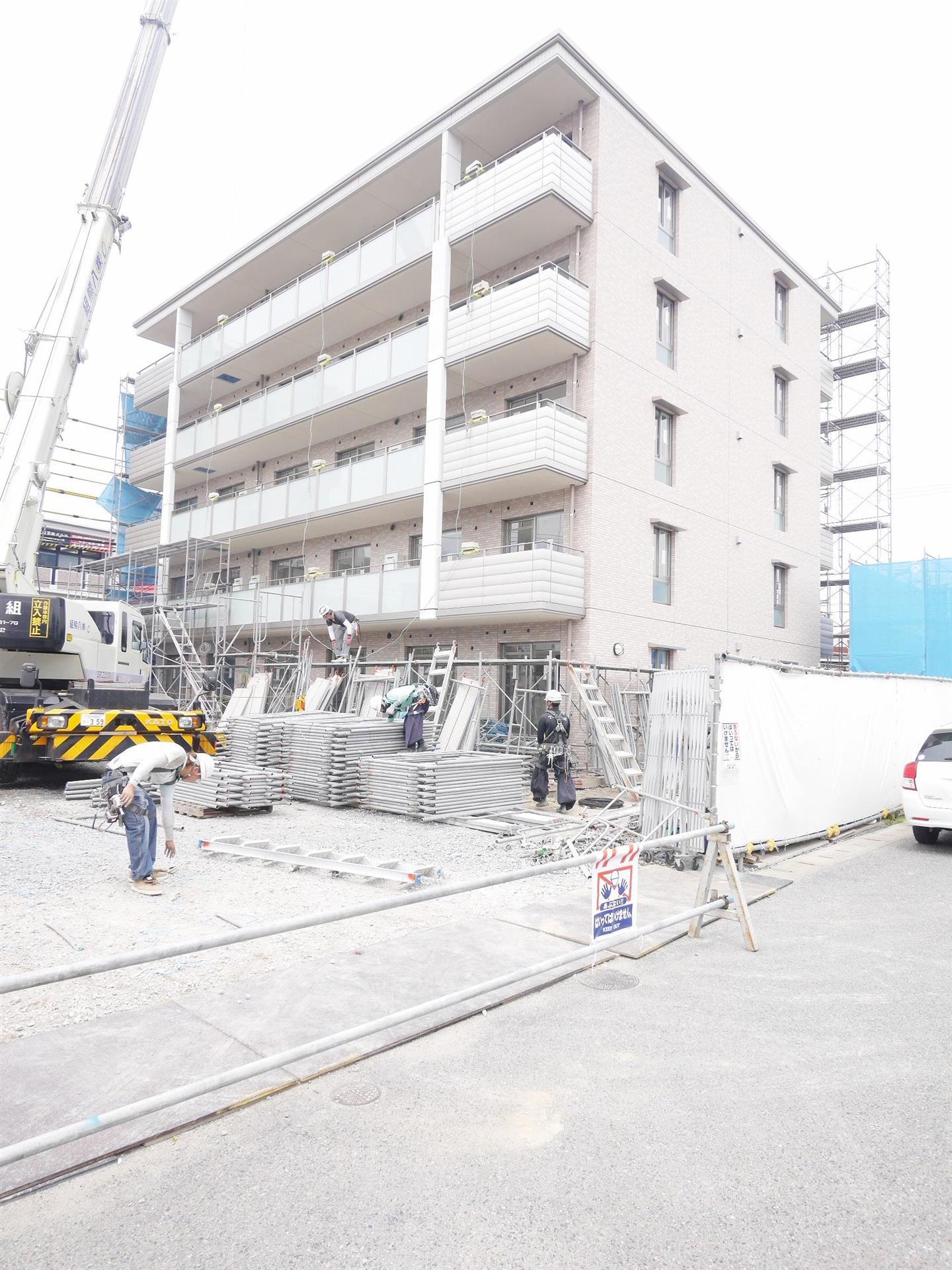 建物外観　※建設中（5/27時点）