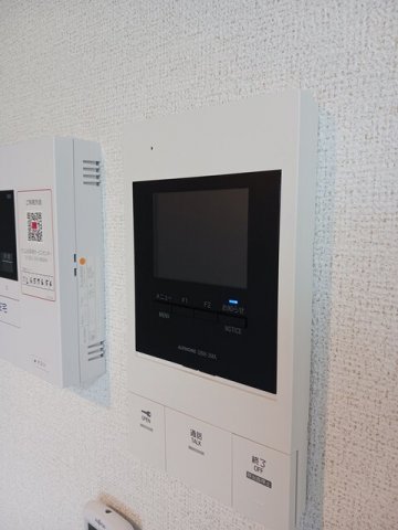 セキュリティ　モニター付きインターホンです