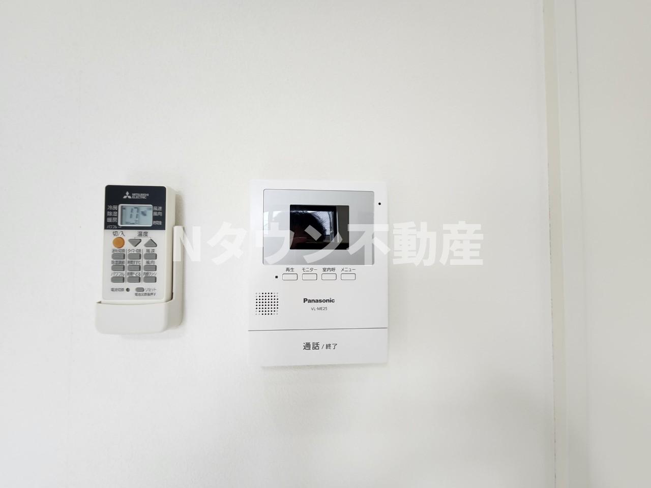 セキュリティ　モニター付きインターフォンです