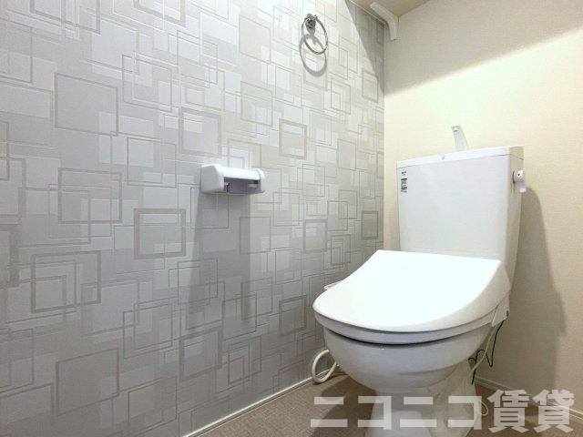 トイレ　ウォシュレット付き　　※モデルルーム