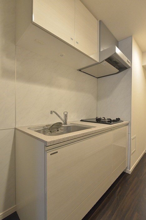 キッチン　広々シンクのシステムキッチン