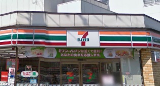 コンビニ　セブンイレブン 大阪中道3丁目店（コンビニ）まで276m