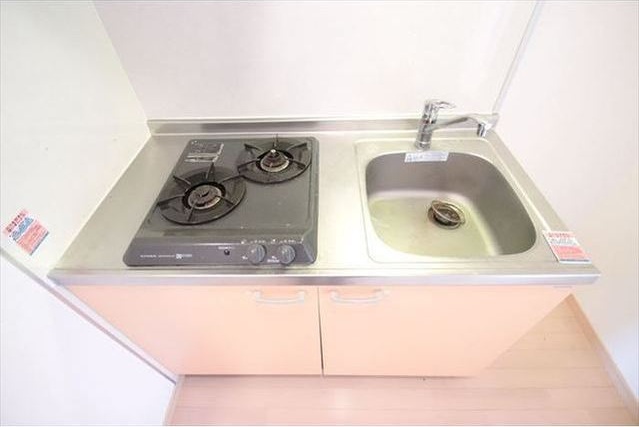 キッチン　■２口ガスコンロシステムキッチン■都市ガス♪