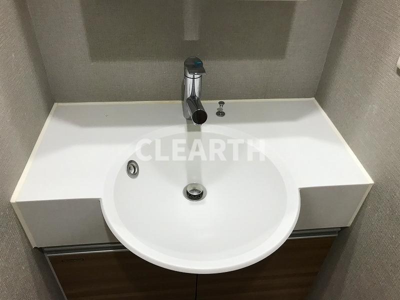 洗面設備　※過去退去時のお写真です