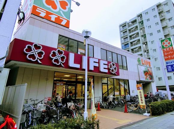 スーパー　ライフ亀戸店（スーパー）まで356m