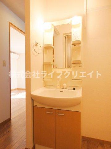 洗面設備　※退去予定の為、別号室のイメージ写真です。