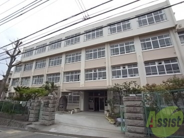 中学校　神戸市立白川台中学校（中学校）まで448m
