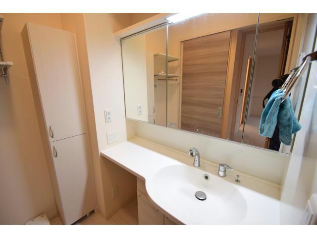 洗面設備　他号室の写真になります。