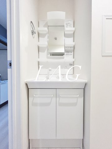 洗面設備　洗面台です。