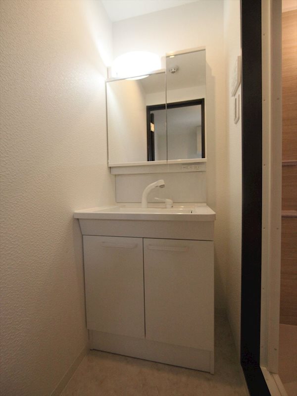 洗面設備　脱衣所　独立洗面台（シャンプードレッサー付）