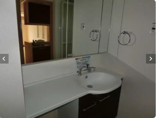 洗面設備　別部屋参考写真となります。