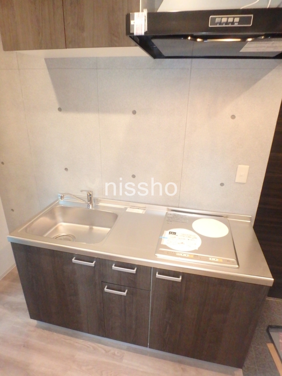 キッチン　ＩＨ２口付の使いやすいシステムキッチン