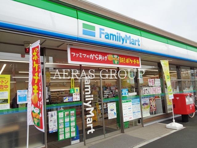コンビニ　ファミリーマートtvk　ecom　park店（コンビニ）まで725m