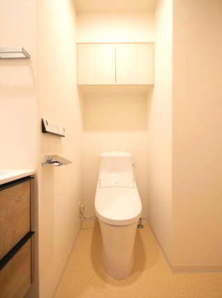 トイレ　ゆったりとした空間のトイレです