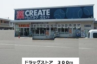 ドラックストア　ドラッグストア（ドラッグストア）まで300m
