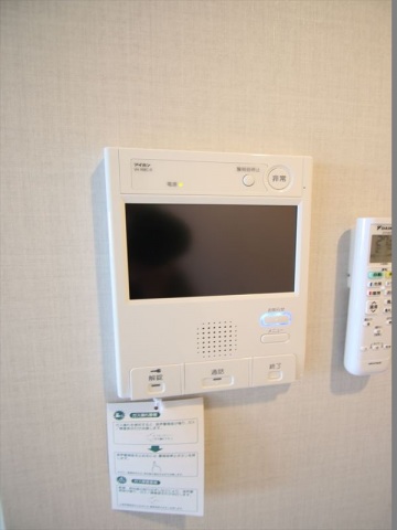 セキュリティ　安心のテレビ付モニターホン！