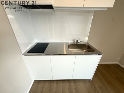 キッチン　IHコンロで火を使わず、料理初心者の方にもおすすめです！